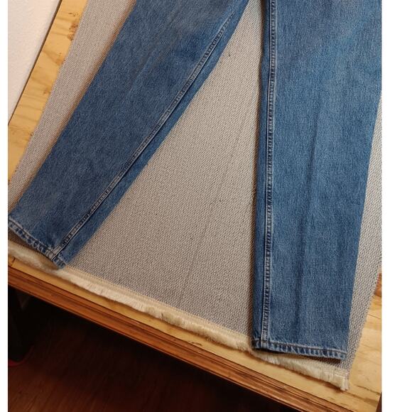 Levis 550 Y2K Jeans Womens 12L 31X33 Blue Fade Relaxed Taper Street Casual Tall - Picture 5 of 16